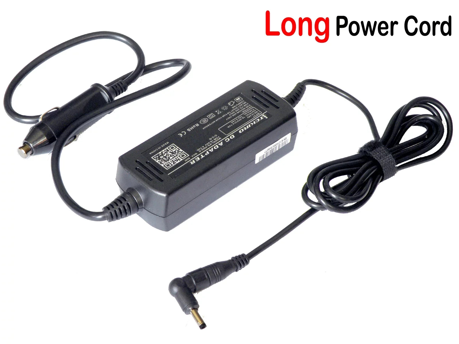 iTEKIRO Car Charger for Lenovo Ideapad 310 15.6"; Ideapad 310-15ABR Model 80ST, 80ST000KUS, 80ST001NUS, 80ST0025US; Ideapad 310-15IKB Model 80TV, 80TV00WGUS, 80TV00WKUS; 310 Touch-15IKB 80TW