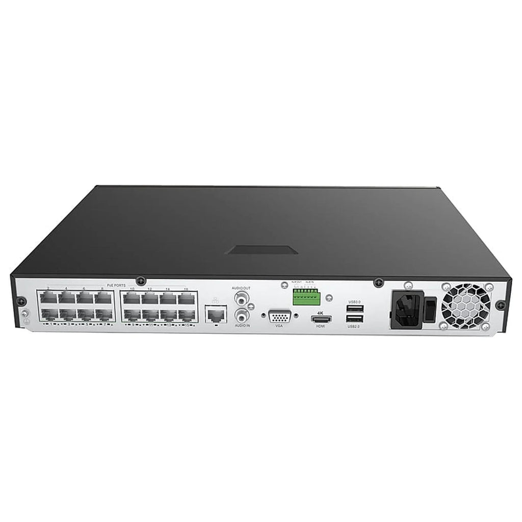 REVO America Ultra HD Audio Capable 16 Channel 8 TB NVR Surveillance System with 16 Cameras