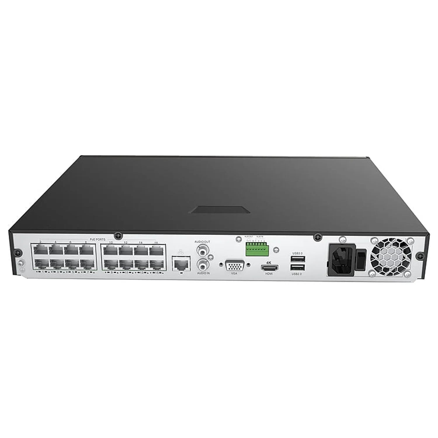 REVO America Ultra HD Audio Capable 16 Channel 8 TB NVR Surveillance System with 16 Cameras