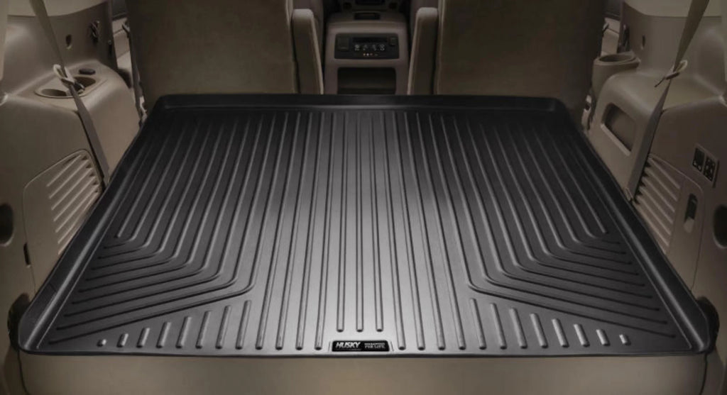 Husky by RealTruck Weatherbeater Series Cargo Liner Black Compatible with 10-22 Toyota 4Runner; Third row of Seats