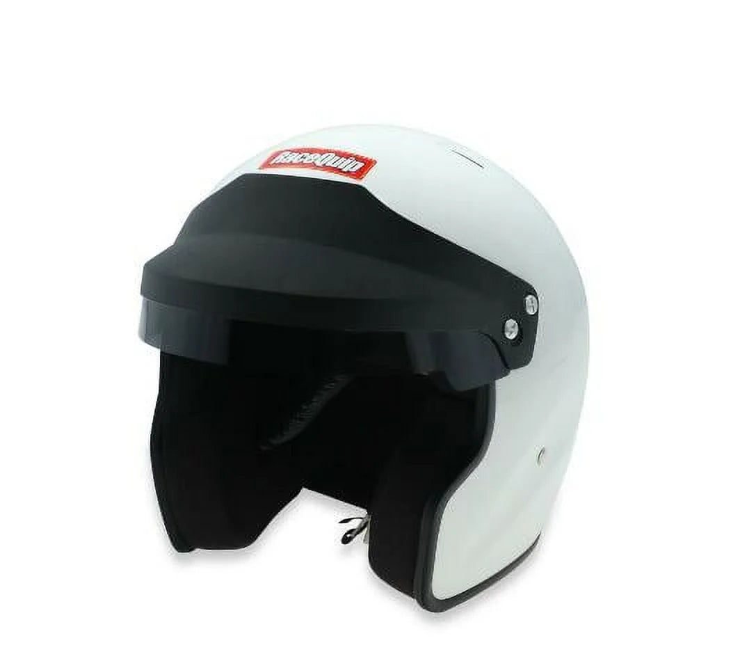 RaceQuip® 256115RQP OF20 Racing Helmet - Open Face - Snell SA2020 - White - Large