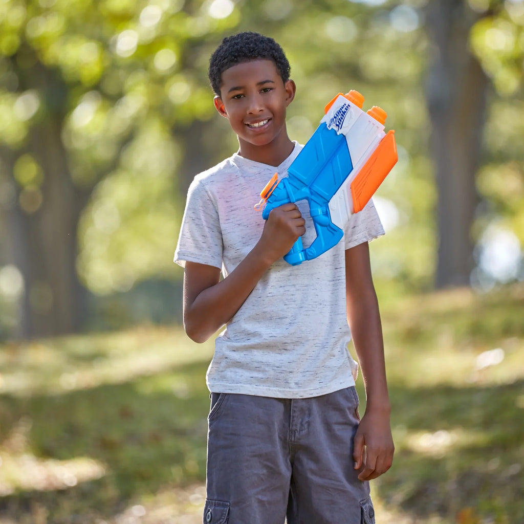 Nerf Super Soaker Twin Tide, 2 Barrels for Double Soakage