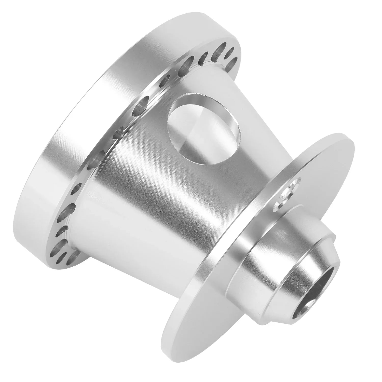 DNA Motoring HUB-ZTL-9061-SL For 1984 to 2006 Ford Mustang Ranger Thunderbird Billet Aluminum 6-Bolt Pattern Steering Wheel Hub Adaptor Boss Kit Silver