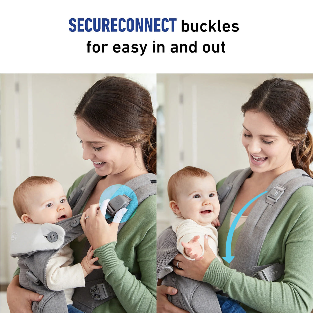 Graco Cradle Me 4-in-1 Baby Carrier, Mineral Gray