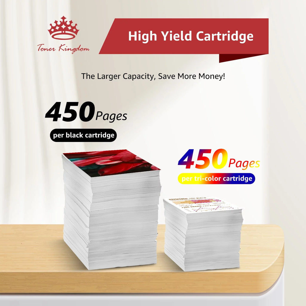 Toner Kingdom PG 275 XL Ink Cartridges Replacement for Canon Ink 275 for Canon Printers PIXMA TS3520 TS3522 TS3500 TR4720 TR4722 TR4700(2 Black)