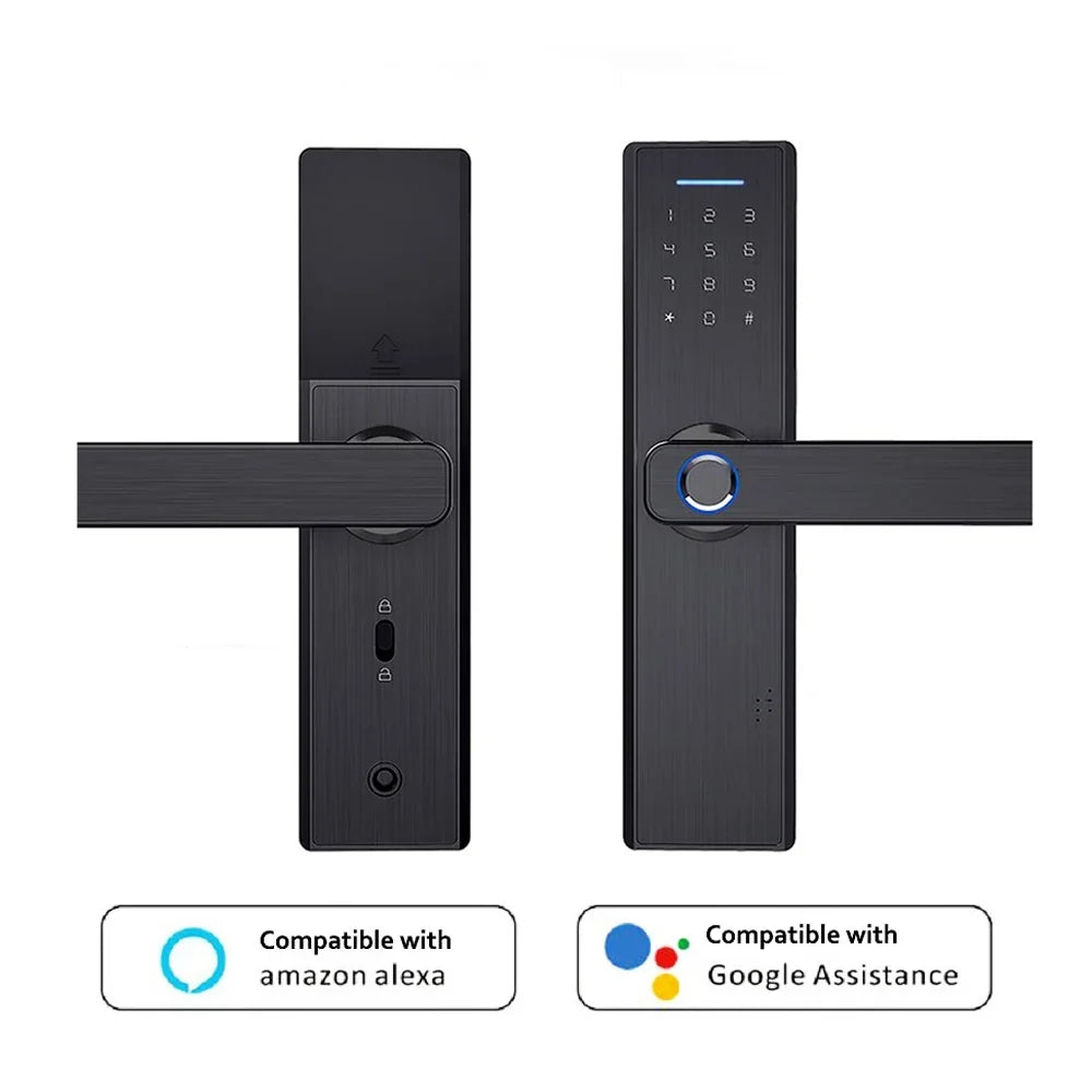 Irfora Intelligent Door Lock,Door Lock Locks Keyless Door Wifi App Buzhi Fesjoy