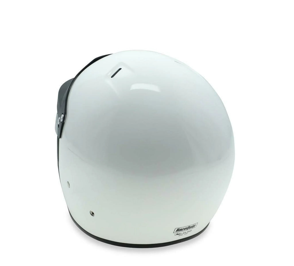 RaceQuip® 256115RQP OF20 Racing Helmet - Open Face - Snell SA2020 - White - Large