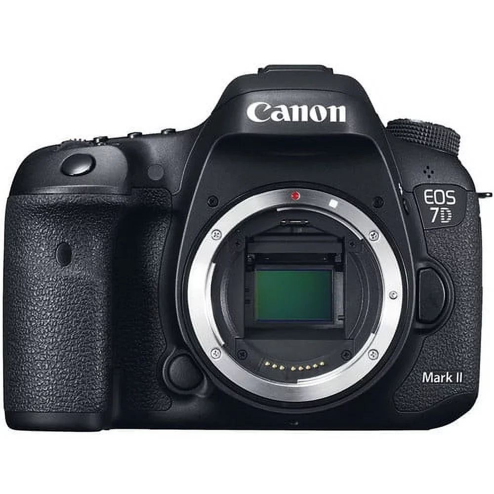 Canon EOS 7D Mark II DSLR Camera W/ 18-135mm f/3.5-5.6 IS USM Lens & W-E1 + More