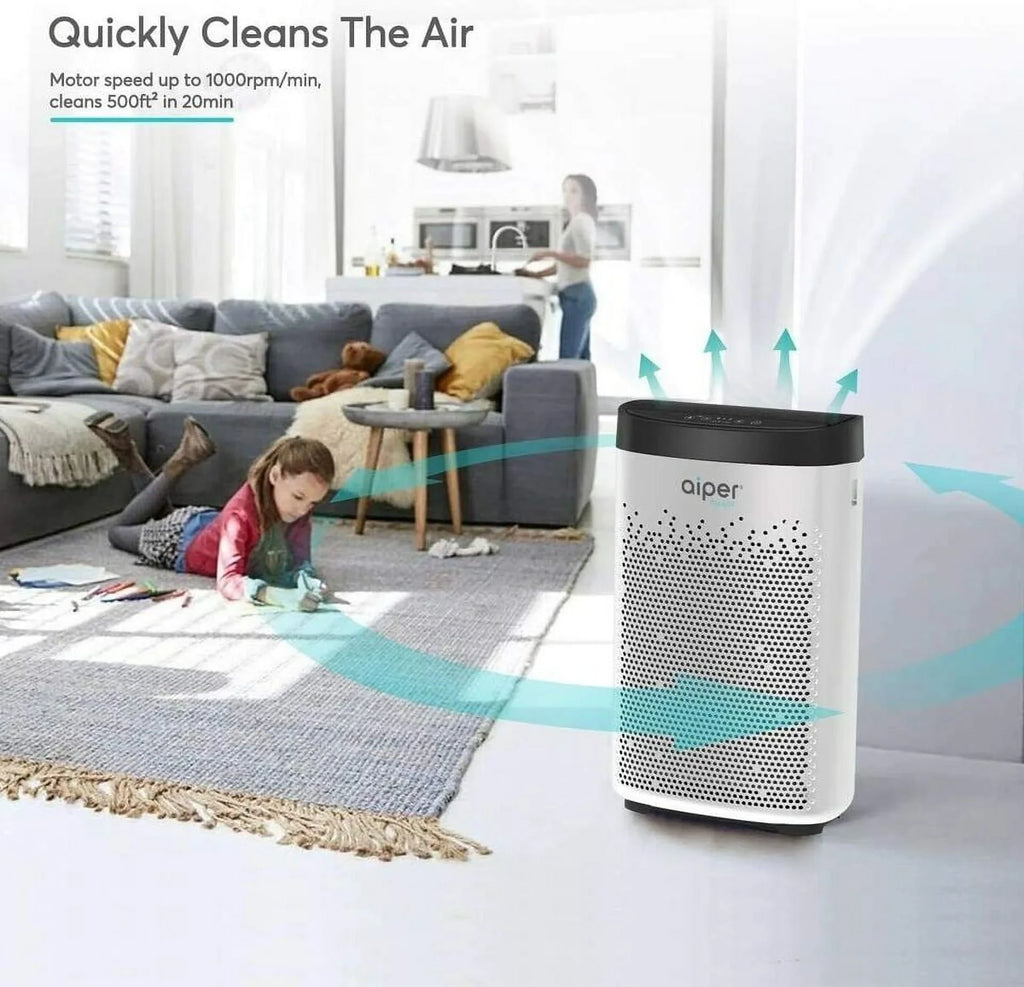 Open Box AIPER Air Purifier for Home KJ200 - WHITE