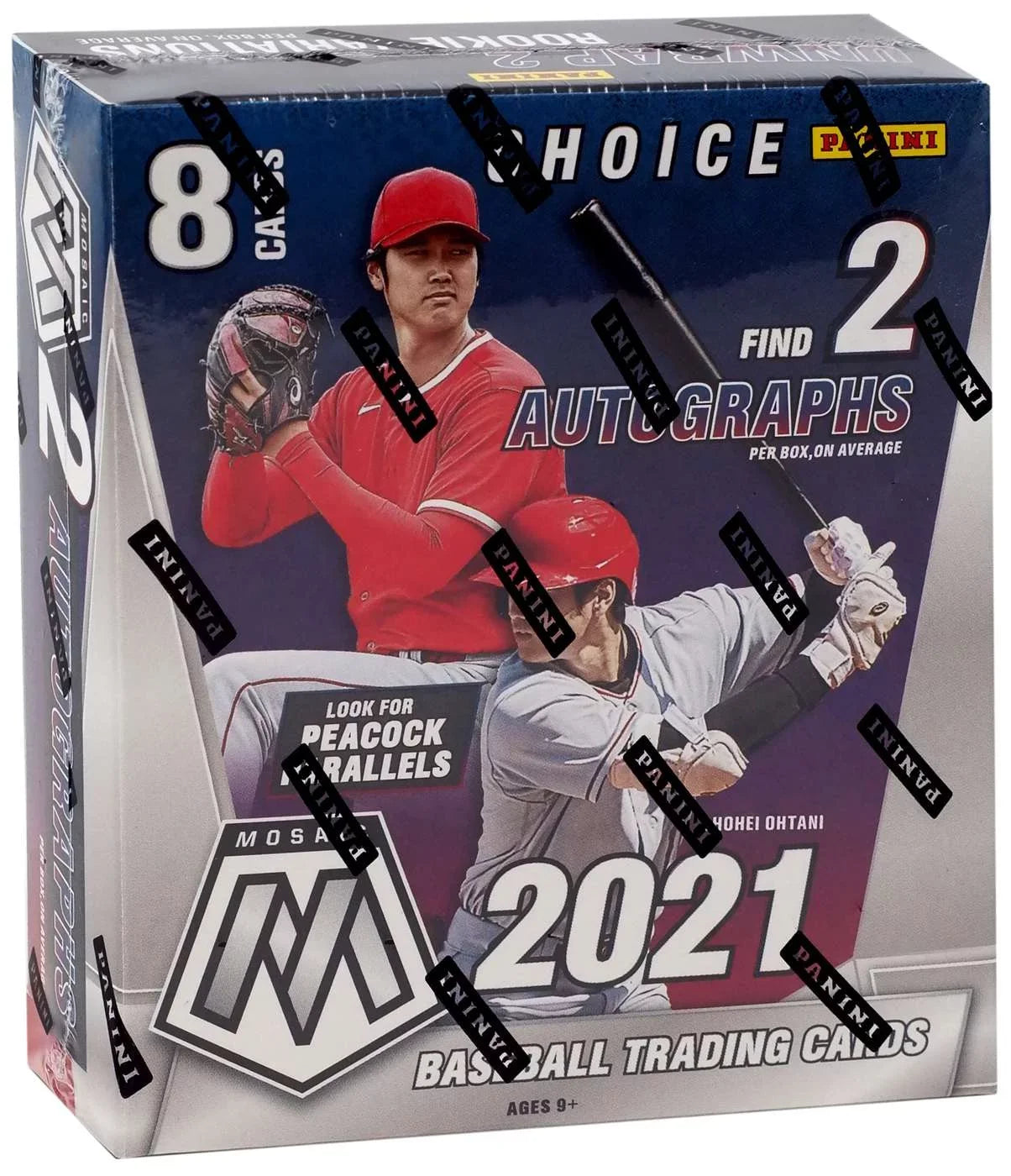 MLB Panini 2021 Mosaic Choice Baseball Trading Card HOBBY Box (8 Cards)
