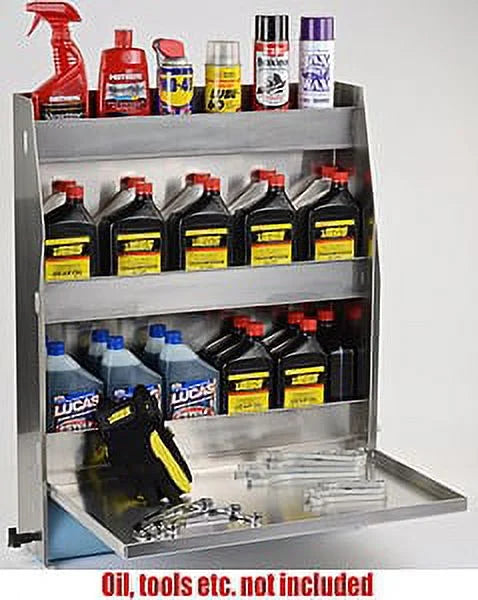 JEGS 80330 Trailer Door Storage Cabinet & Work Station 32 in. H x 26 in. W x 7 i