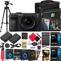 Sony a7C II Full Frame Mirrorless Camera Body with 28-60mm F4-5.6 Lens Black ILCE-7CM2L/B Bundle with Deco Gear Photography Bag Case + Extra Battery + Charger + Tripod + Software Kit & Accessories