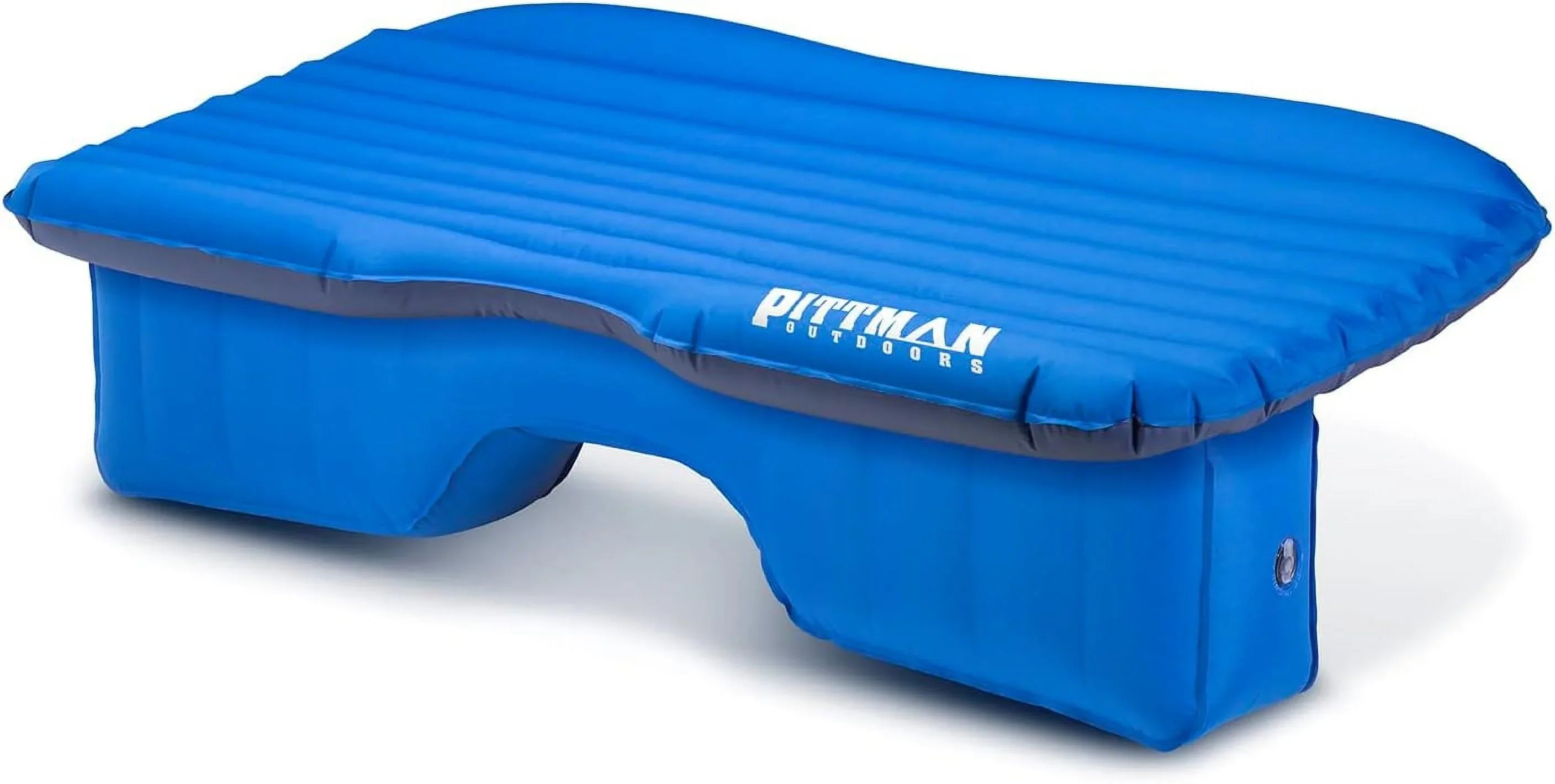 Pittman Outdoors PPI-BLU-TRKMAT InfLatitudeable Fabric Rear Seat Truck Air Bed Mattress | 5 Feet In Length | Fits Full-Sized Trucks And 's, Blue