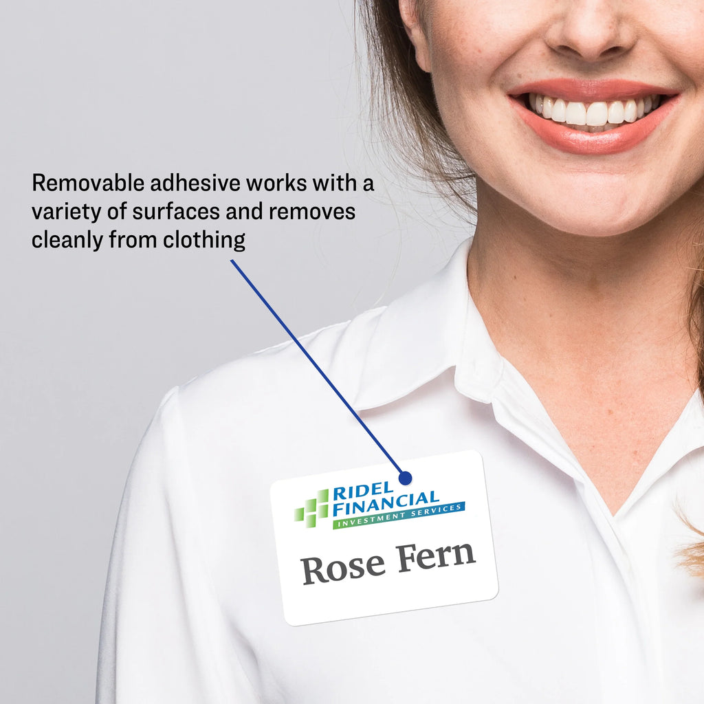 Avery Flexible Printable Name Tags, 2-1/3" x 3-3/8", Matte White, 400 Removable Name Badges (05395)
