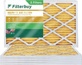 Filterbuy 20x32x1 MERV 11 Pleated HVAC AC Furnace Air Filters (5-Pack)