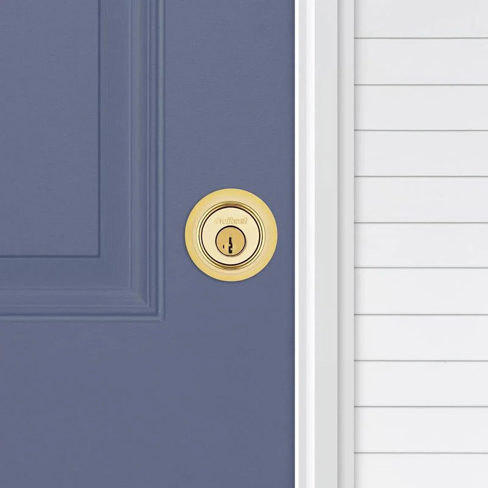 Kwikset 660 3 SMT CP RCAL RCS K6 Security Single-Cylinder Deadbolt, Polished Brass - Quantity 1