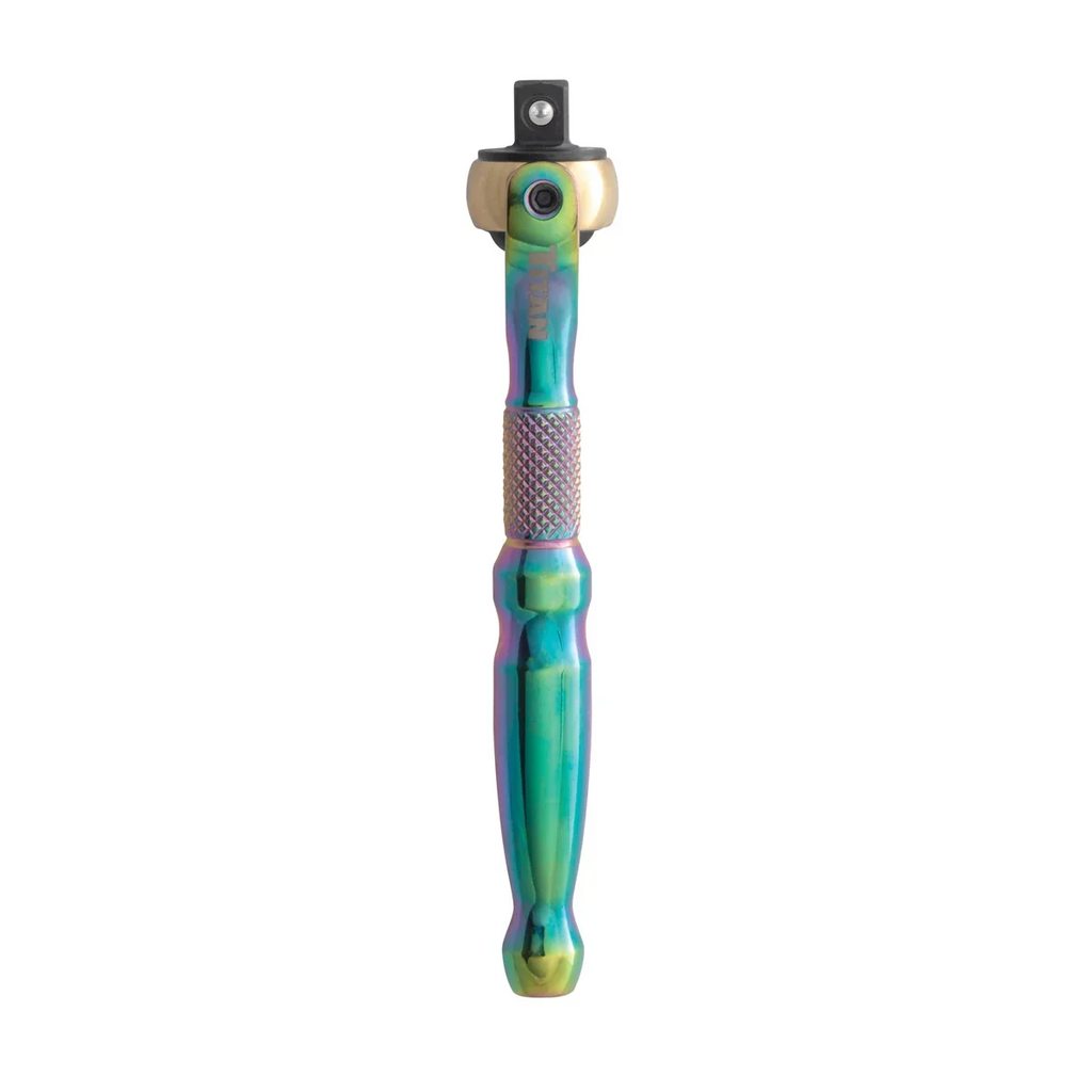 Titan 1/4 in. Drive Titanium Swivel Head Micro Ratchet