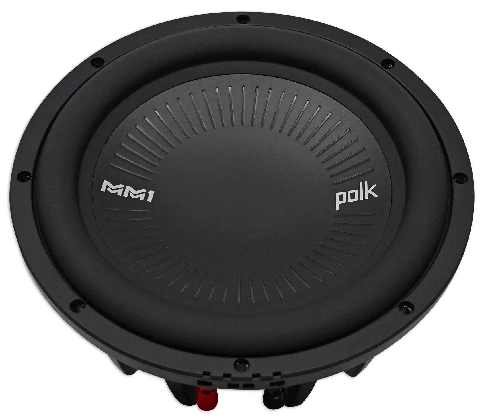 (2) Polk Audio MM1042DVC 10” 2400w Subwoofers+Sealed Sub Box Enclosure+Rockmat