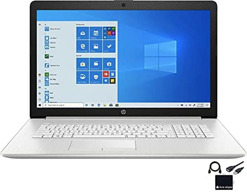 HP 2023 17.3" FHD IPS Display Laptop 11th Gen Intel 4-Core i5-1135G7 Intel Iris Xe Graphics 16GB RAM DDR4 256GB M.2 NVMe SSD HDMI RJ45 WiFi AC BT Card Reader Windows 11 Home w/RE Accessories