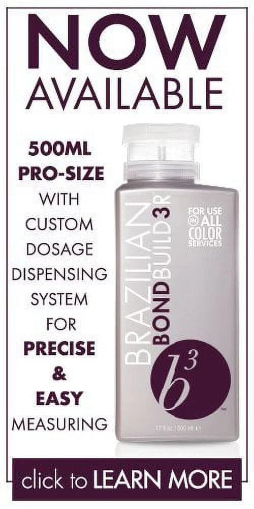 Brazilian Blowout B3 Brazilian Bond Builder-17oz BACKBAR SIZE WITH MEASURING LID