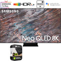 Restored Samsung QN85QN800A 85 Inch Neo QLED 8K Smart TV (2021) Bundle with 2 Year Premium Extended Protection Plan (Refurbished)