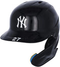 Giancarlo Stanton New York Yankees Game-Used #27 Navy Batting Helmet Worn During Games Played on September 30, October 11 and 22, 2022 - Fanatics Authentic Certified
