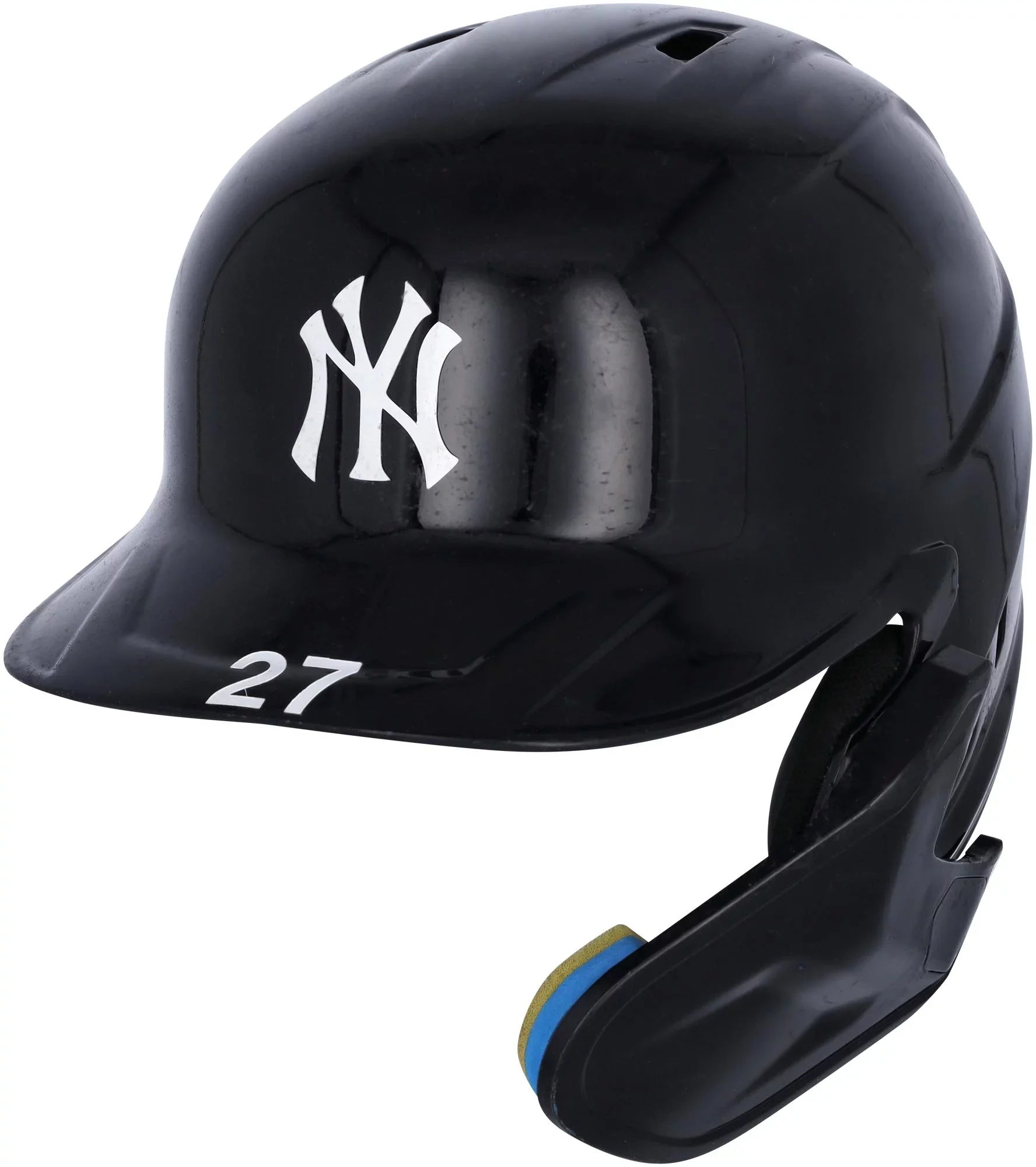 Giancarlo Stanton New York Yankees Game-Used #27 Navy Batting Helmet Worn During Games Played on September 30, October 11 and 22, 2022 - Fanatics Authentic Certified