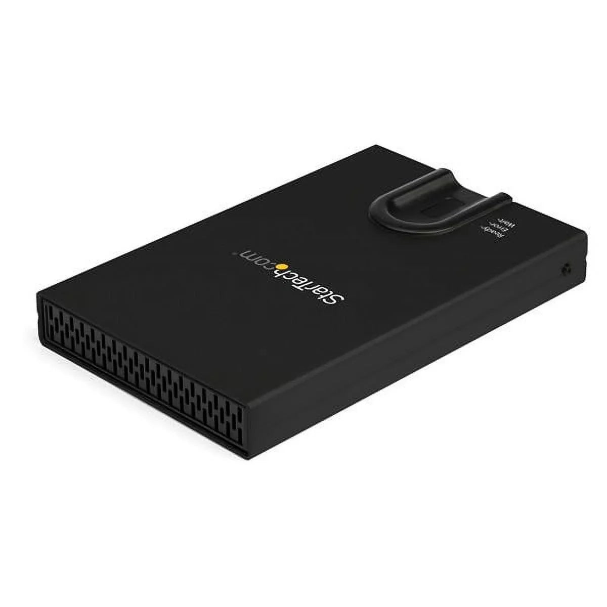 Startech.com Usb 3.0 To 2.5-inch Sata External Hard Drive Enclosure With Secure Biometric Fingerprint/password Access For 256-bit Aes Encrypted Usb 3.1 Gen 1 5gbps Ssd/hdd Data Transfer - Portable