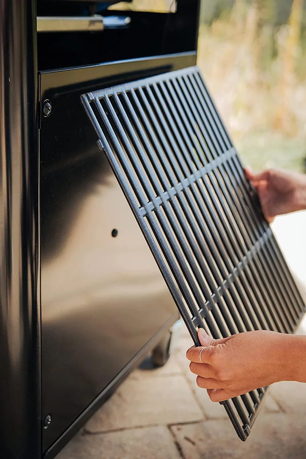 Weber Genesis Smart SX-325s 3-Burner Natural Gas Grill in Stainless Steel with Smart Technology