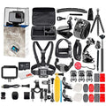 GoPro HERO7 White - Waterproof Action Camera with Touch Screen, Full HD Video, 10MP Photos, and Stabilization - with 64GB Micro Sd Card and 50 Piece Accessory Kit - Fully Loaded Bundle