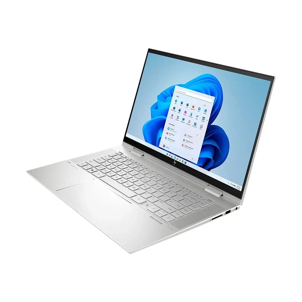 HP 2021 Envy 2-in-1 15.6" FHD Touchdisplay Laptop Computer, 11th Gen Intel Core i7-1195G7, 64GB RAM, 2TB PCIe SSD, Backlit Keyboard, Intel Iris Xe Graphics, HD Webcam, Win 11, Silver, 32GB USB Card