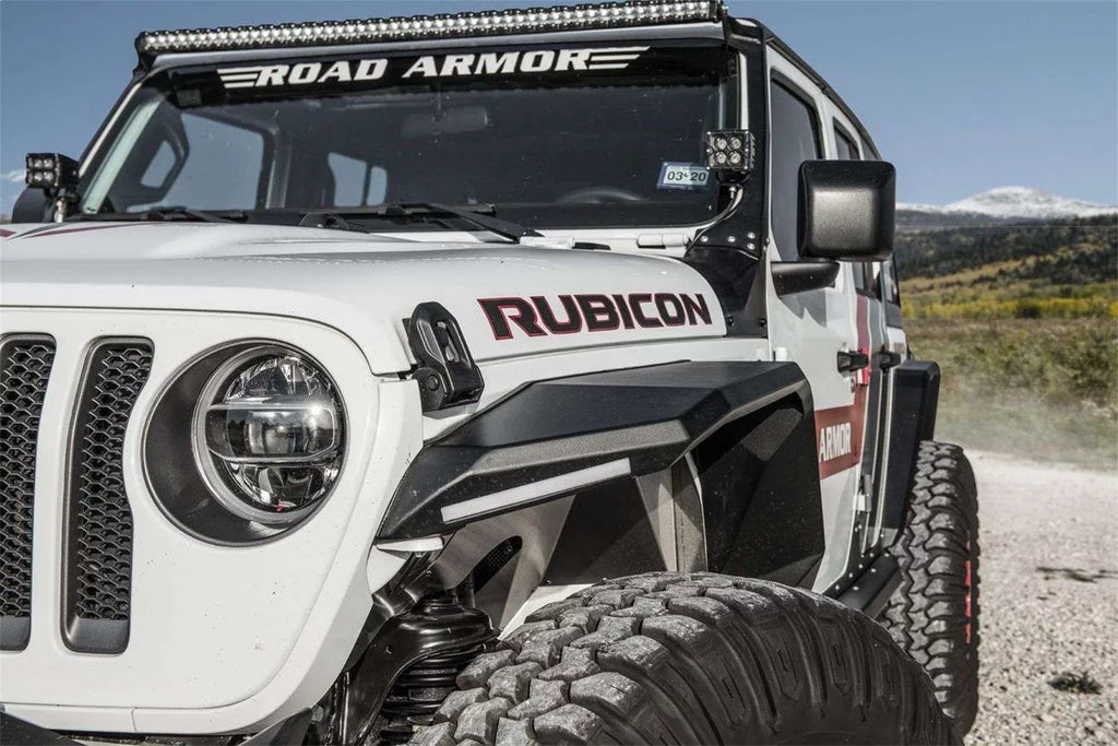 Road Armor 518LMP1B 18-C JEEP DEFENDER JL LIGHT MOUNTS - OVERHEAD LIGHT BAR Fits select: 2021 JEEP WRANGLER UNLIMITED SPORT, 2022 JEEP GLADIATOR
