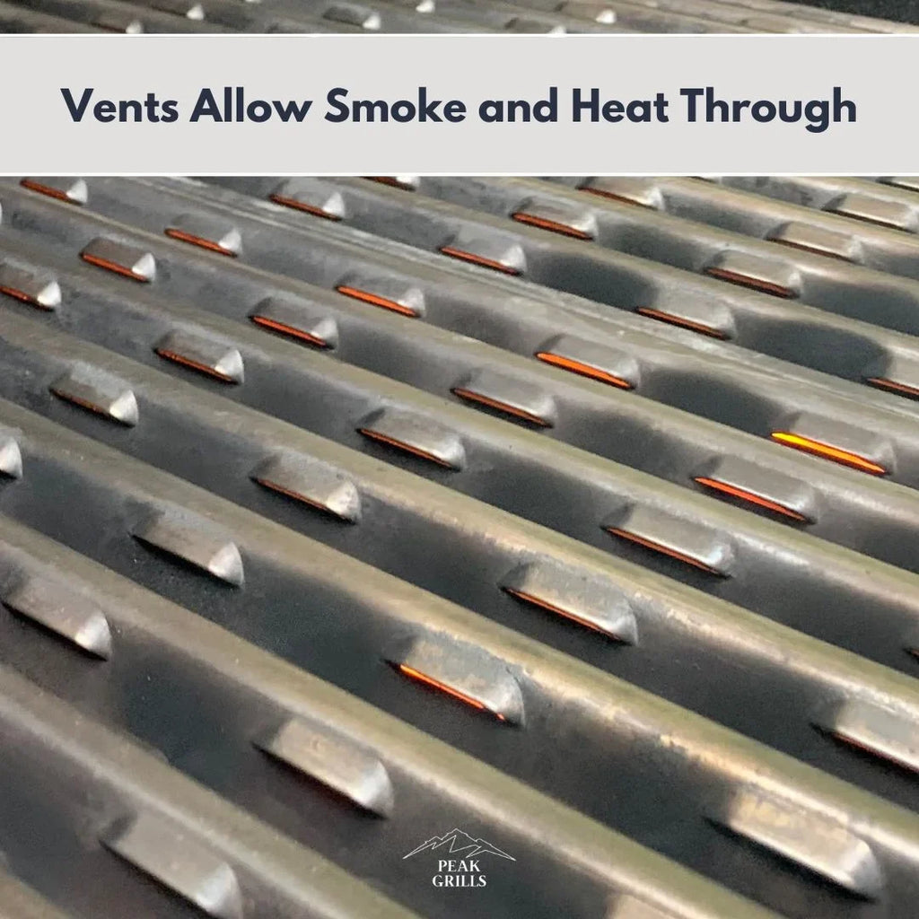 Peak Grills™ | Grill Grate Replacement System for Weber Genesis II, Half Grate Surface.