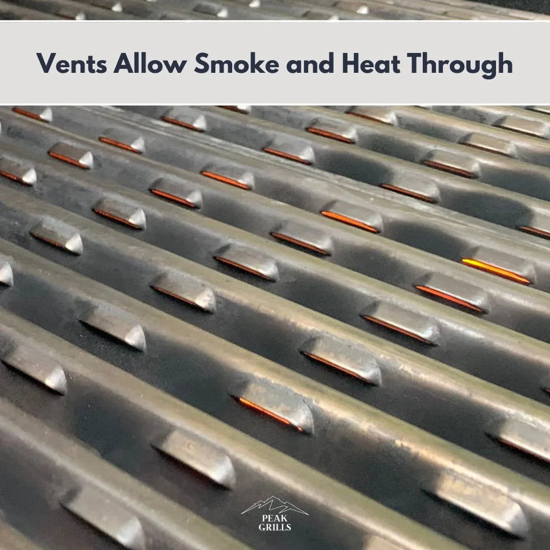 Peak Grills™ | Grill Grate Replacement System for Weber Genesis II, Half Grate Surface.
