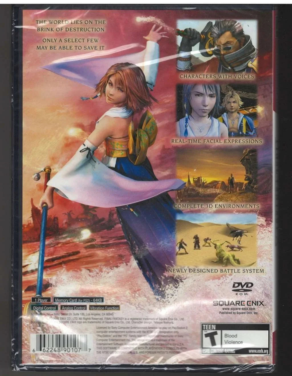 Final Fantasy X (Greatest Hits) PS2 (Brand New Factory Sealed US Version) Playst