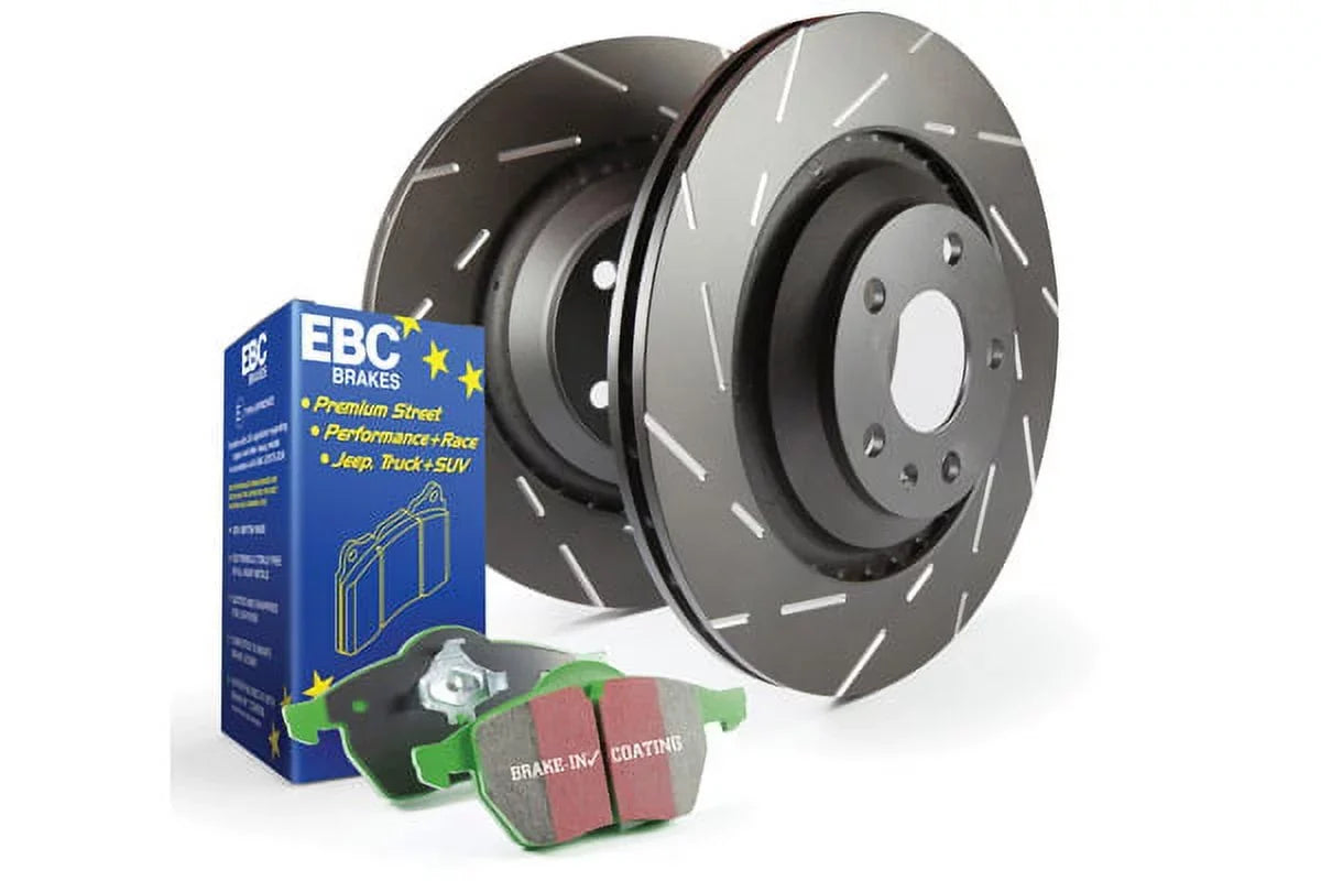 EBC Brakes S2KF1381 S2 Kits Greenstuff 2000 and USR Rotors Fits Civic CSX RSX