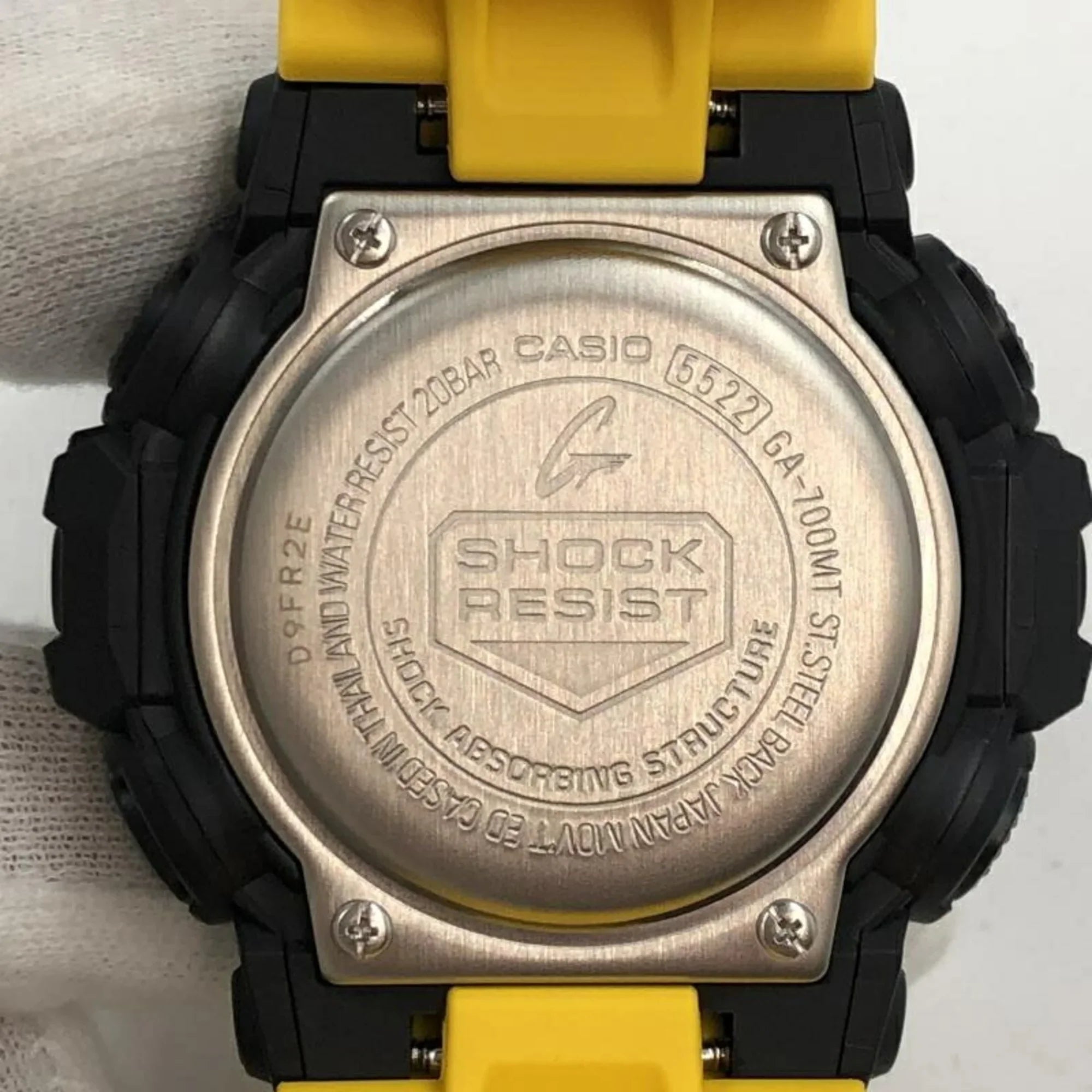 Pre-Owned CASIO G-SHOCK Watch GA-700MT-1A9JF Yellow Quartz G-Shock (Like New)