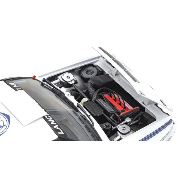 1-18 Scale Lancia Delta HF Integrale Evoluzione Test White Martini Racing Diecast Model Car