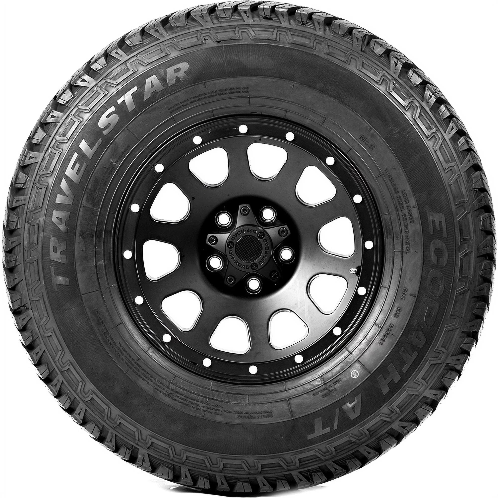 Set of 4 (FOUR) Travelstar Ecopath A/T LT 245/75R16 Load E 10 Ply AT All Terrain Tires Fits: 2015 Toyota Tacoma TRD Pro, 1995-2002 Chevrolet Tahoe LT