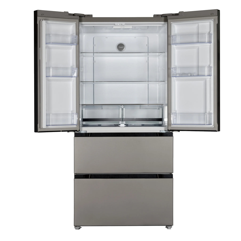 Avanti Frost Free French Door Refrigerator, 18.0 cu. ft., in Stainless Steel (FFFDD18L3S)