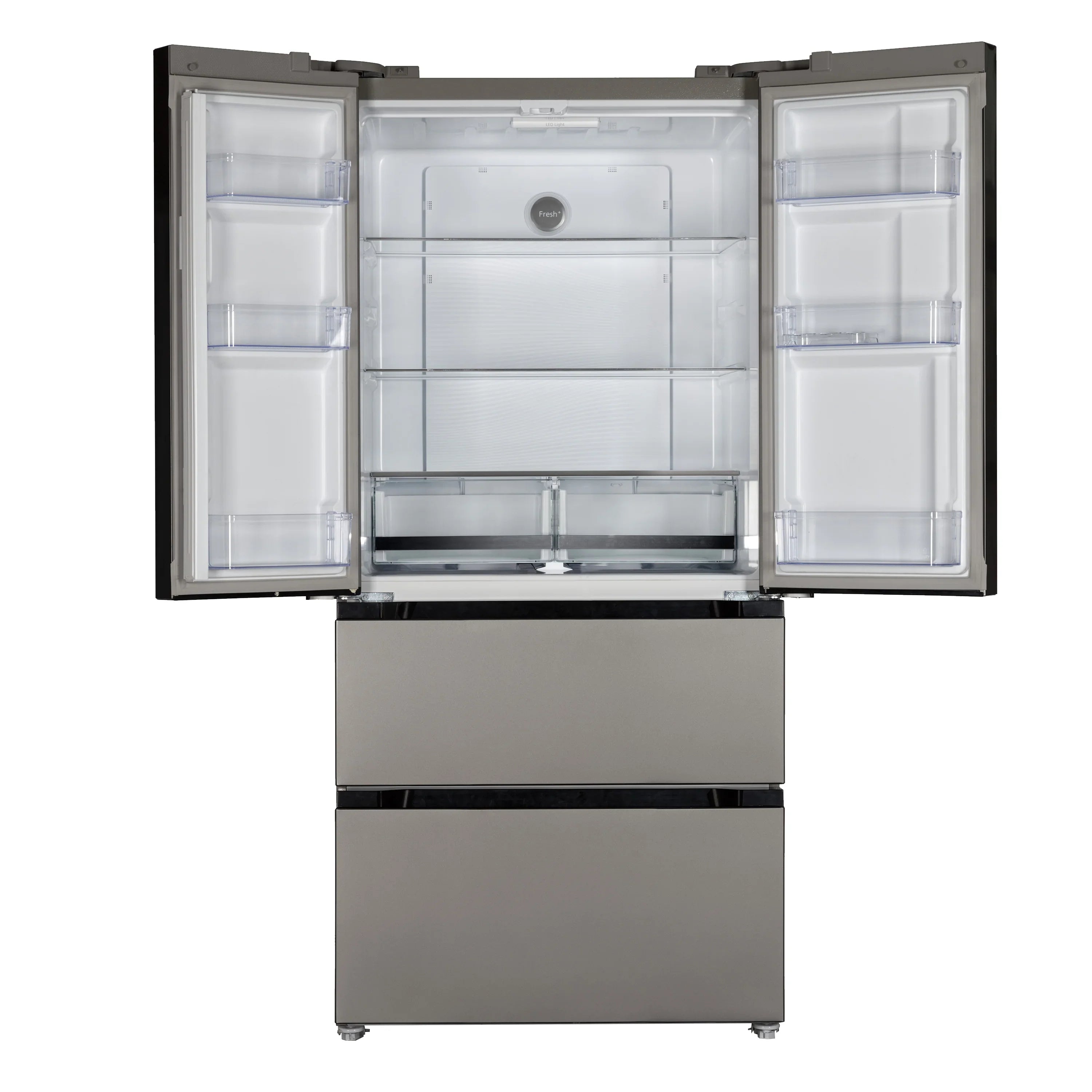 Avanti Frost Free French Door Refrigerator, 18.0 cu. ft., in Stainless Steel (FFFDD18L3S)