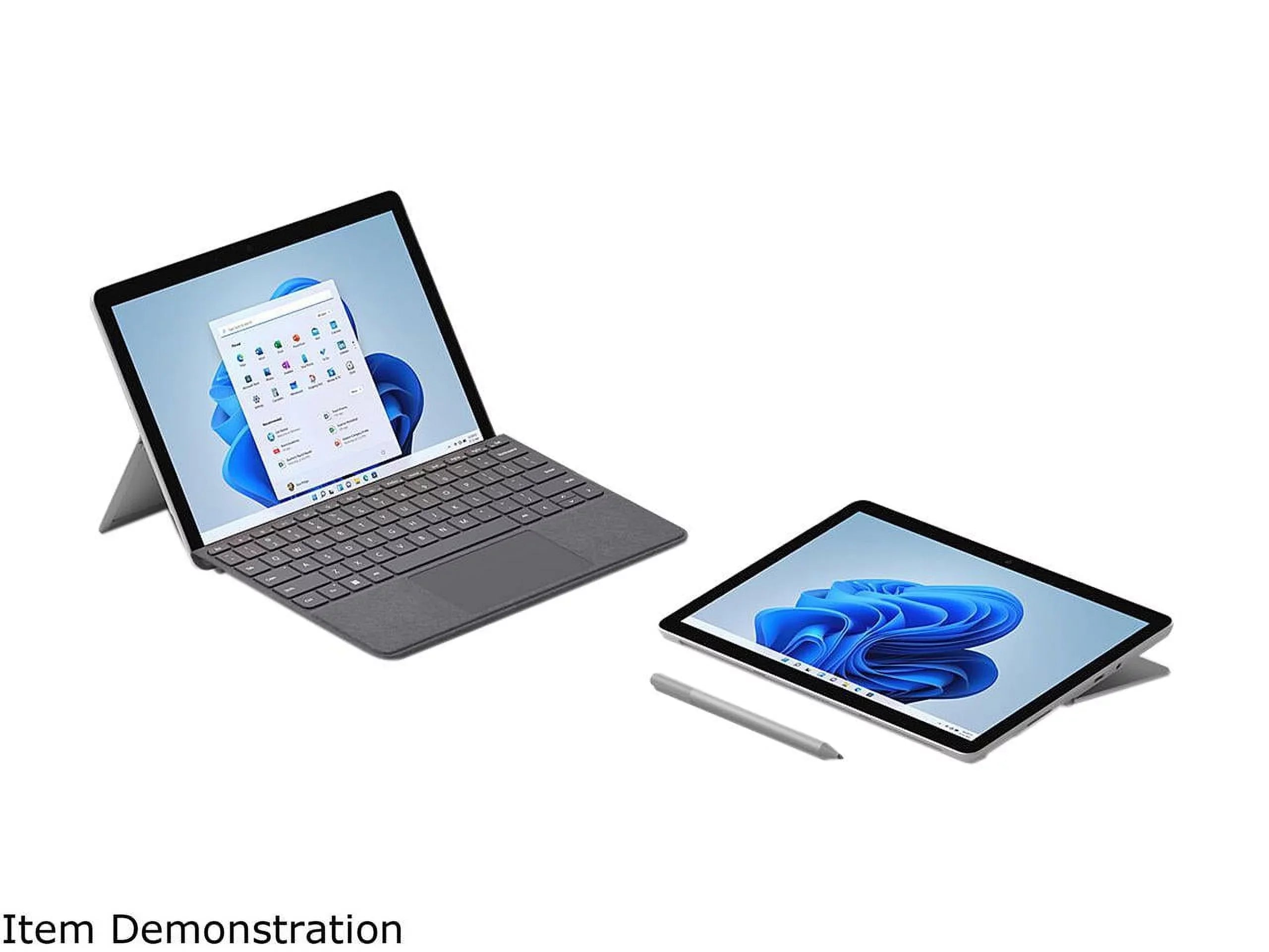 Microsoft Surface Go 3 10.5" Pixel Sense Display, 10 Point Multi-Touch, Intel Core i3-10100Y, 8GB RAM, 128GB SSD, PLatitudeinum, Windows 11, 8VC-00001