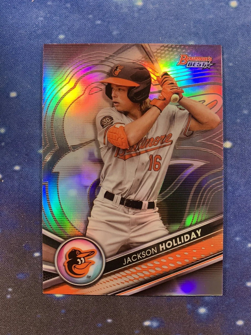 2022 Bowmans Best #TP-2 Jackson Holliday Refractor Rookie Card