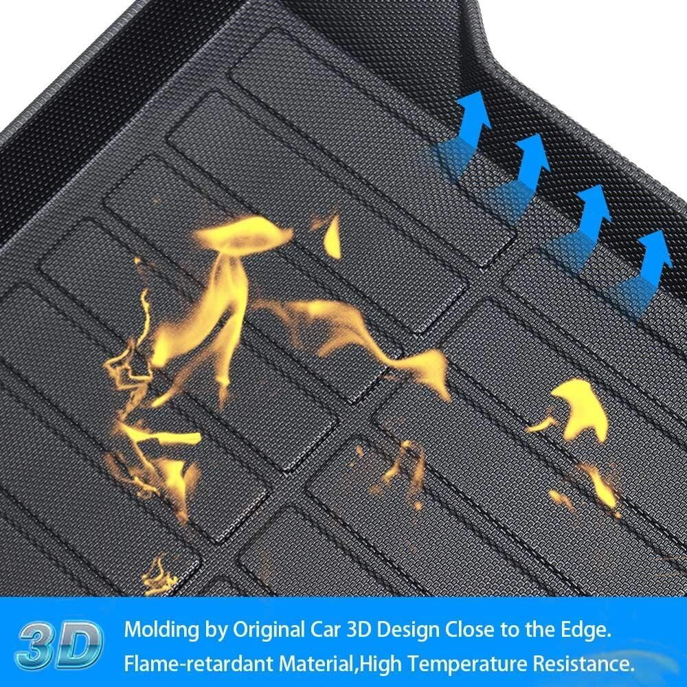 TPO Cargo Mats Liner Protection For 2018-2023 Toyota Camry All Weather