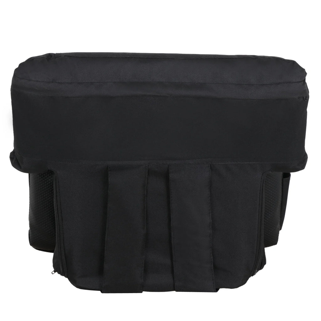 HomGarden Portable Stadium Seat Chair for Bleachers, 6 Reclining Folding Seat Waterproof, Black