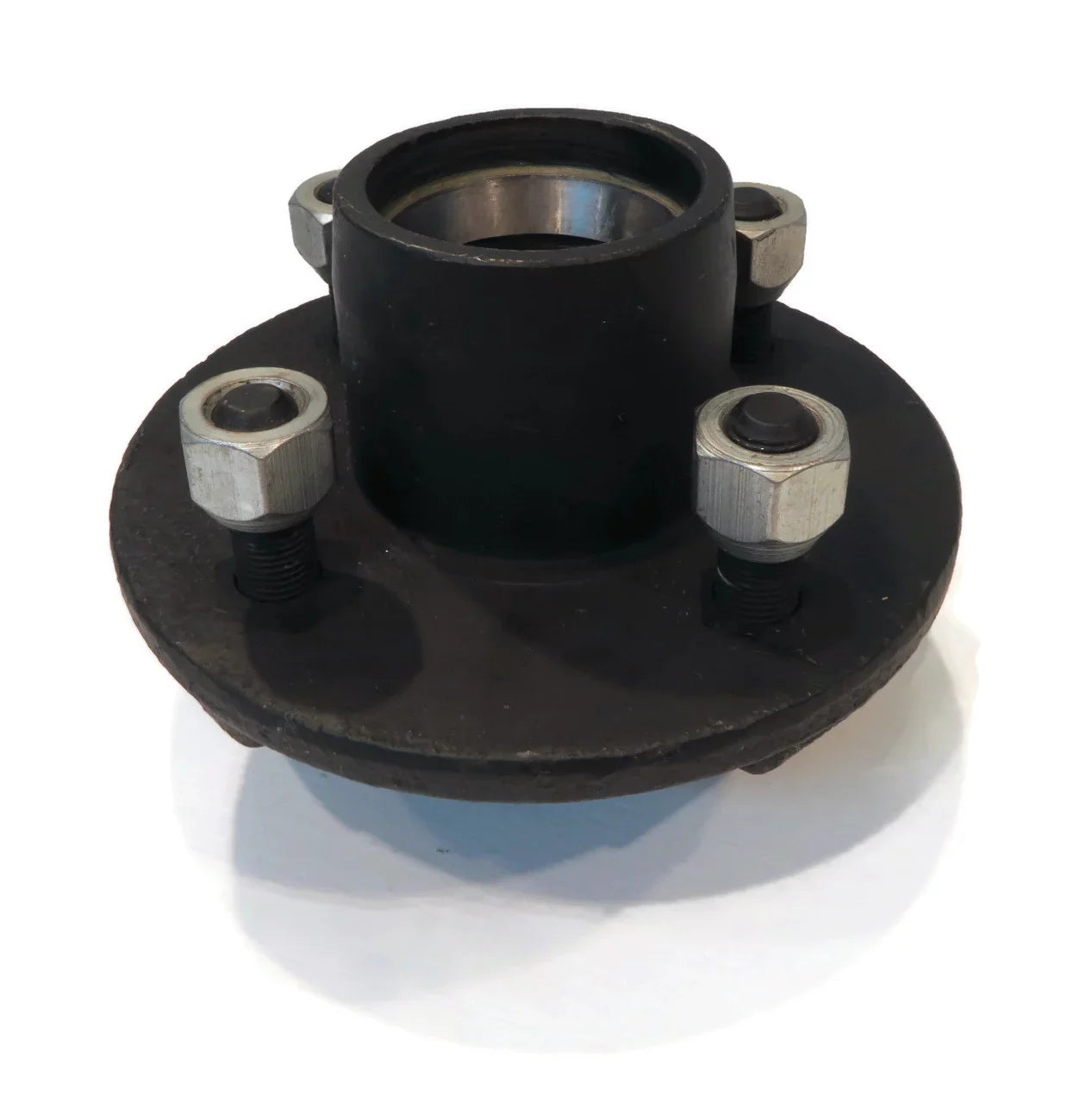 The ROP Shop | Trailer Axle Kit Assembly W/ 4 on 4" Bolt Idler Hub & 1" Round BT8 Spindle