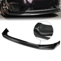 DNA Motoring 2-PU-669-PCF For 2014 to 2017 Honda Fit Carbon Fiber Look 3Pcs Front Bumper Lips Guard Body Kit w/Vertical Stabilizers