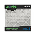 21 X 21 X 1 MERV 8 Pleated Air Filter, Box Of 6