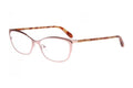 NEW Gisselle Eyewear Rose Pink CAMELLIA Eyeglasses 55/15/145 with Case