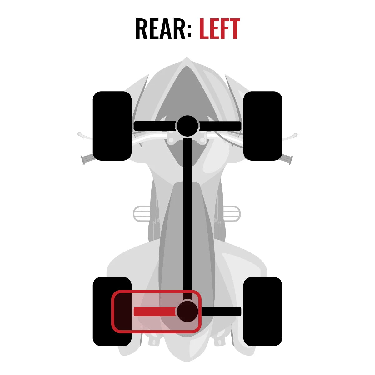 Sixity XT Rear Left Axle compatible with Can-Am Outlander MAX 800R 2015 - EFI 4X4